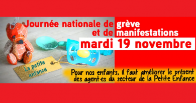 action 19 novembre 2024 petite enfance UD CGT 37